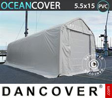 Tenda garage Oceancover 5,5x15x4,1x5,3m, PVC