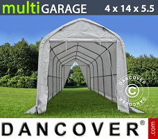 Tenda garage multiGarage 4x14x4,5x5,5m, Branco 