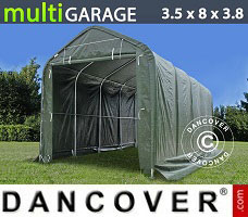 Tenda garage multiGarage 3,5x8x3x3,8m, Verde