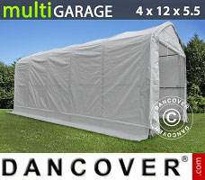 Tenda garage multiGarage 4x12x4,5x5,5m, Branco