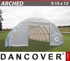 Tenda garage 9,15x12x4,5m PVC, Branco