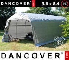 Tenda garage PRO 3,6x8,4x2,7m PE, Cinza