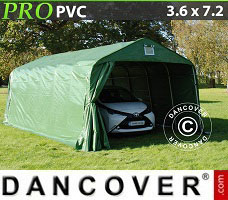 Tenda garage PRO 3,6x7,2x2,7m PVC, Verde