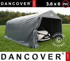 Tenda garage PRO 3,6x6x2,68m PVC, Cinza