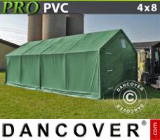 Tenda garage PRO 4x8x2x3,1m, PVC, Verde