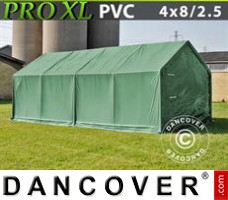 Tenda garage PRO 4x8x2,5x3,6m, PVC, Verde