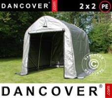 Tenda garage PRO 2x2x2m PE, Cinza