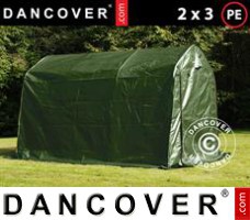Tenda garage PRO 2x3x2m PE, Verde