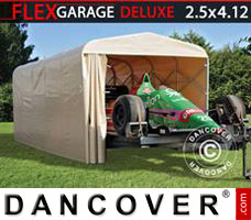 Tenda garage Garagem túnel dobrável (Carro), ECO, 2,5x4,12x2,15m, Bege