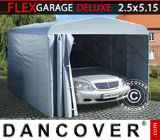 Tenda garage Garagem túnel dobrável (Carro), ECO, 2,5x5,15x2,15m, Cinza