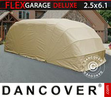 Tenda garage Garagem dobrável (Carro), ECO, 2,5x6,1x2m, Bege