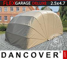 Tenda garage Garagem dobrável (Carro), ECO, 2,5x4,7x2m, Bege