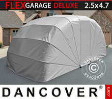 Tenda garage Garagem dobrável (Carro), ECO, 2,5x4,7x2m, Cinza