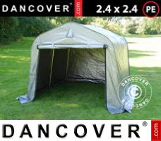Tenda garage PRO 2,4x2,4x2m PE, Cinza